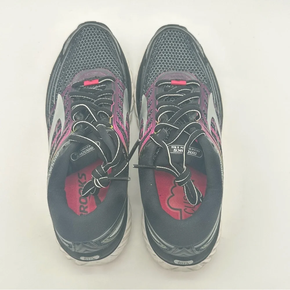 Brooks Glycerin Women's Neutral Running Shoes in Black and Pink